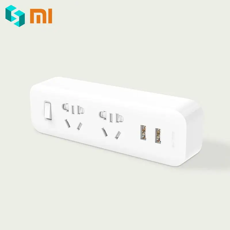 Оригинальный Xiaomi Mijia два конвертера мощность полосы адаптер с 2 розетки защита от