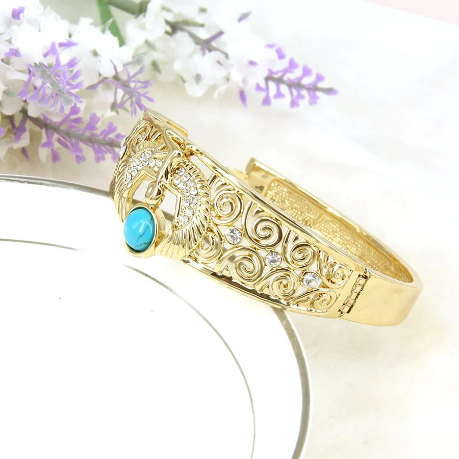 ERLUER ювелирные изделия золотого цвета браслет для женщин роскошные индийские