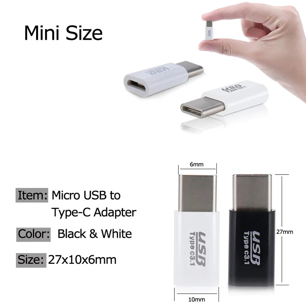 2 пары Тип C адаптер Micro USB конвертер для usb Macbook Pixel Nexus 5 х 6 P Oneplus 3 Xiaomi 4C Lg G5|Зарядные