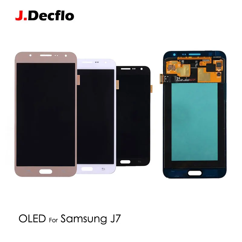 AMOLED OLED для samsung Galaxy J7 2015 J700 J700F J700M J700H ЖК дисплей сенсорный экран дигитайзер сборка