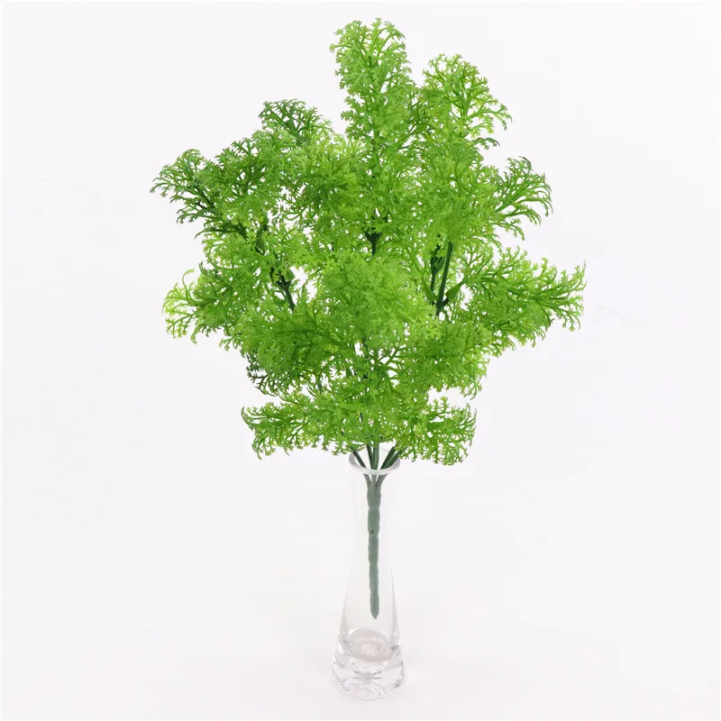 35cm green 1 шт. 65 см зеленый искусственный хлорофитум Comosum искусственная зелень домашний сад искусственный шелк паук растение искусственный цветок оставить - Цвет: 35cm green