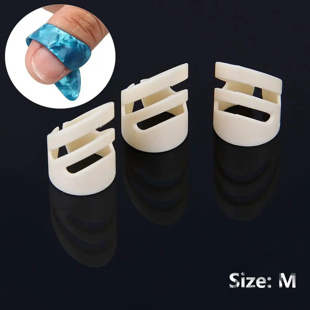 Muspor 4 шт./компл. гитарных медиаторов указательным пальцем выбирает Аляска для электроакустическая гитара укулеле струнный инструмент запасные части