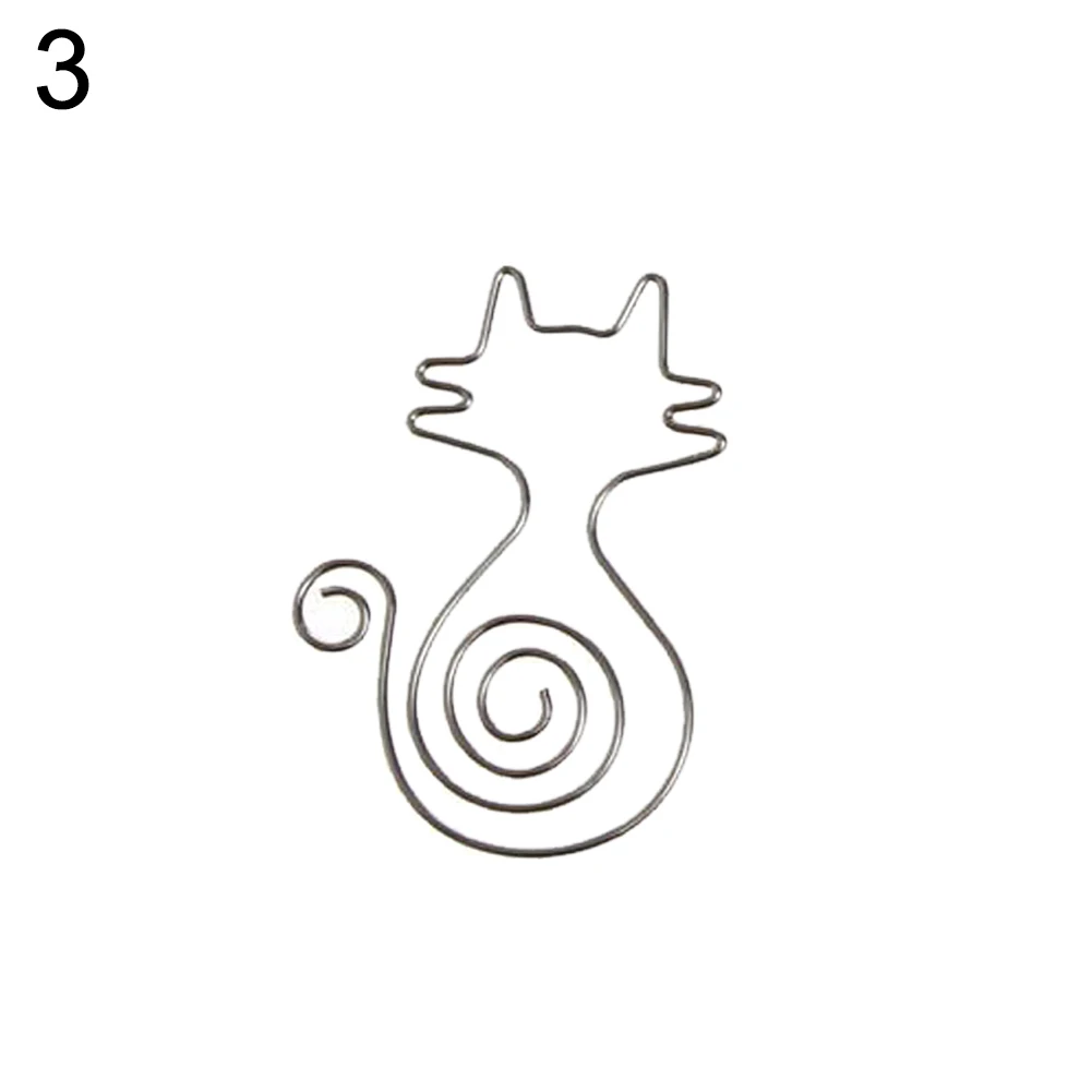 Горячая Милая птица цветок кошка бумажные зажимы Pin Закладка Памятка офисная