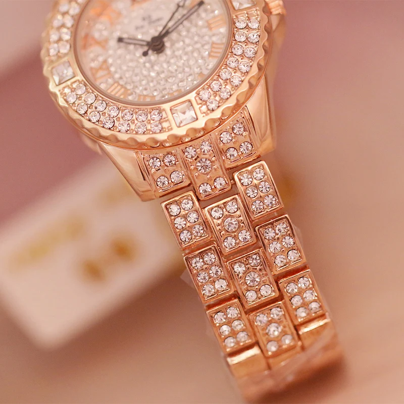 Montres femme BS повседневные женские часы брендовые роскошные с бриллиантами Женские