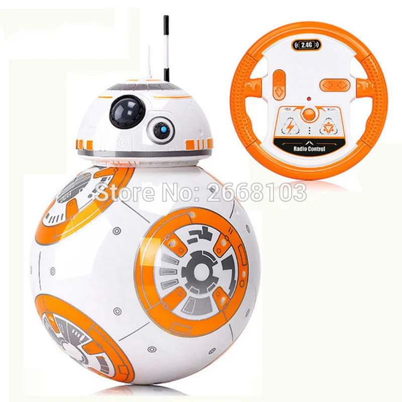 Игрушечный робот дроид BB8 с дистанционным управлением 2 4G быстрая доставка