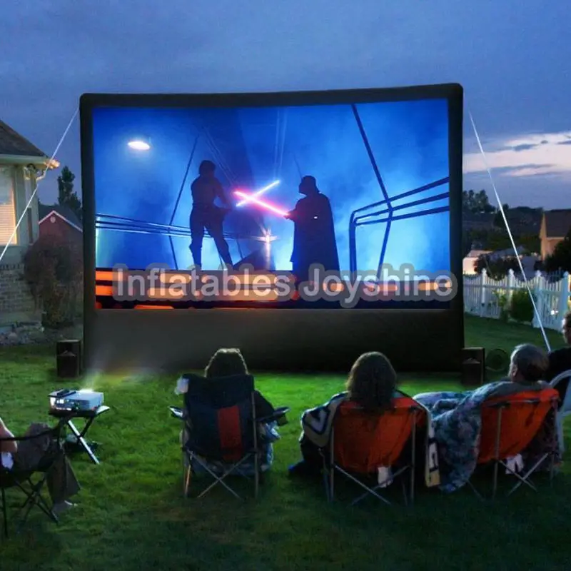 4 м надувной открытый проектор кино проекционный экран для домашней вечеринки