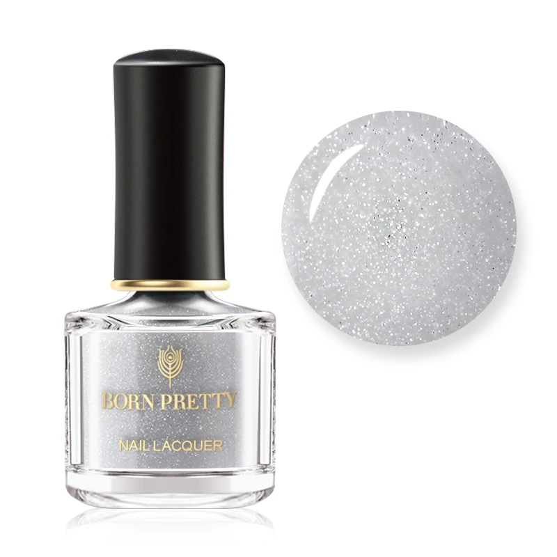 BORN PRETTY Crystal Sand лак для ногтей 6 мл Блестящий жидкий лак скраб пыль лак для ногтей