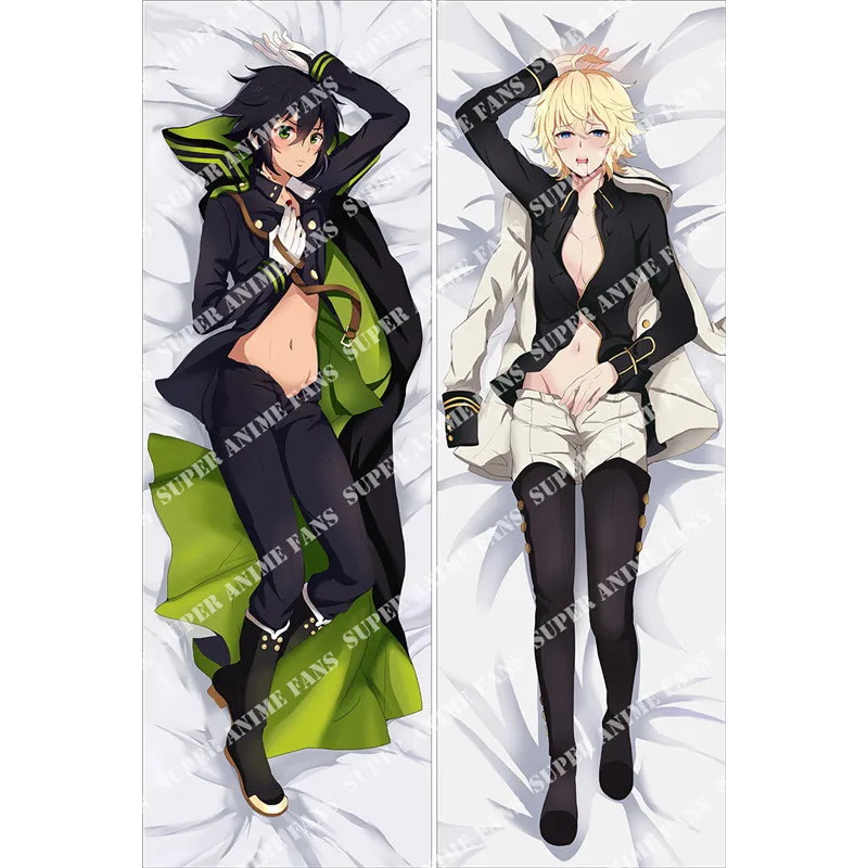Японское аниме Seraph of the end Krul Tepes Mikaela Hyakuy наволочка для обнимающей подушки Чехол