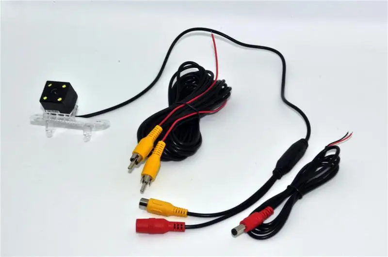 4LED Автомобильная резервная камера заднего вида CCD реверсивная парковочная для Benz