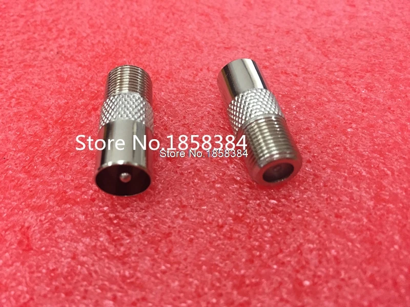 5 шт./лот серебристый тон разъем типа F для IEC PAL DVB-T штепсельная вилка телевизора RF