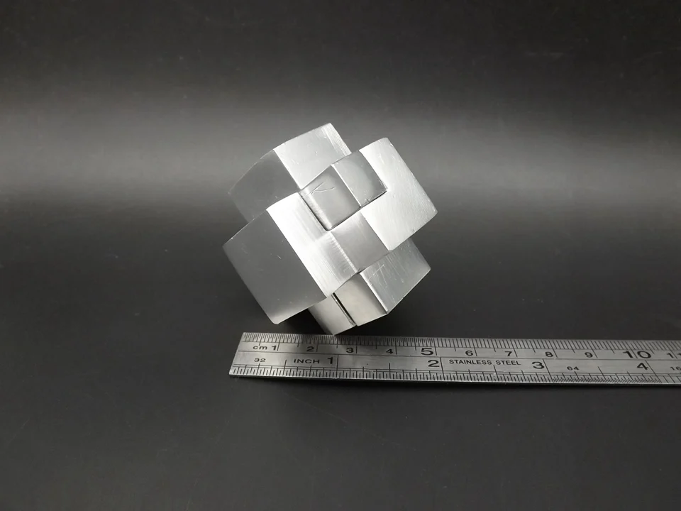 Коллекция алюминиевого сплава Metal Ring Puzzle 3D Брайан Дразнилка ум гаджет интеллектуальная игра игрушки для детей