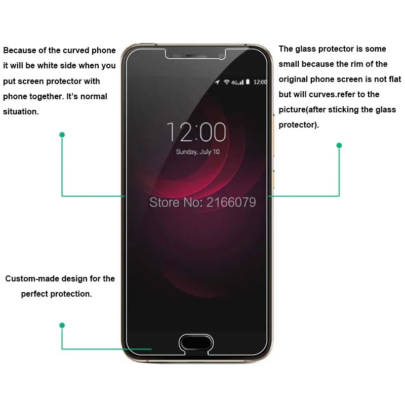 Новая защитная пленка 9H 2.5D из закаленного стекла для UMi Plus/Plus E 5 &quot+ чистые