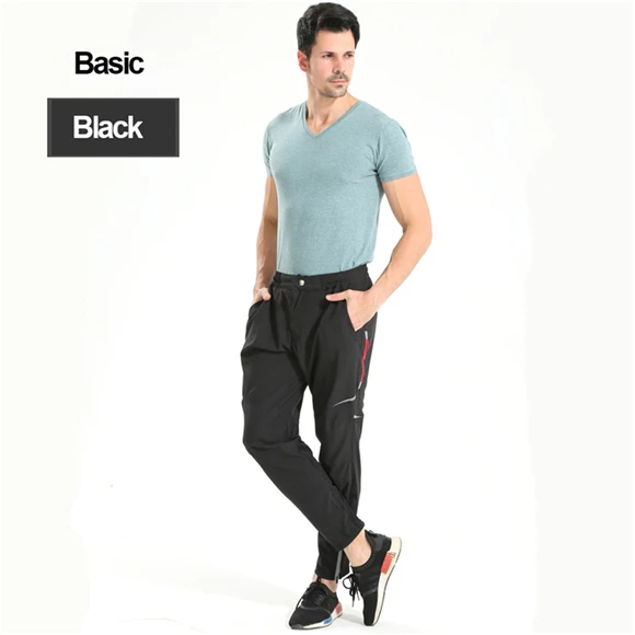 Мужские брюки для велоспорта ветрозащитные Светоотражающие Брюки бега занятий