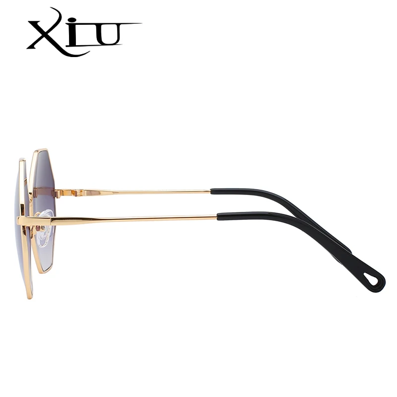 Солнечные очки XIU в стиле оверсайз UV400 женские винтажные брендовые дизайнерские