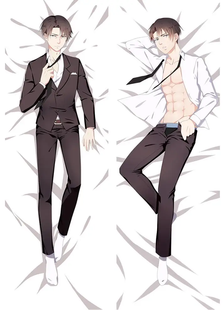 Q Аниме Shingeki no Kyojin Подушка «Dakimakura» чехол Чехол атака на Титанов Levi Rivaille обнимающие постельные принадлежности для тела наволочка s чехлы - Цвет: Q