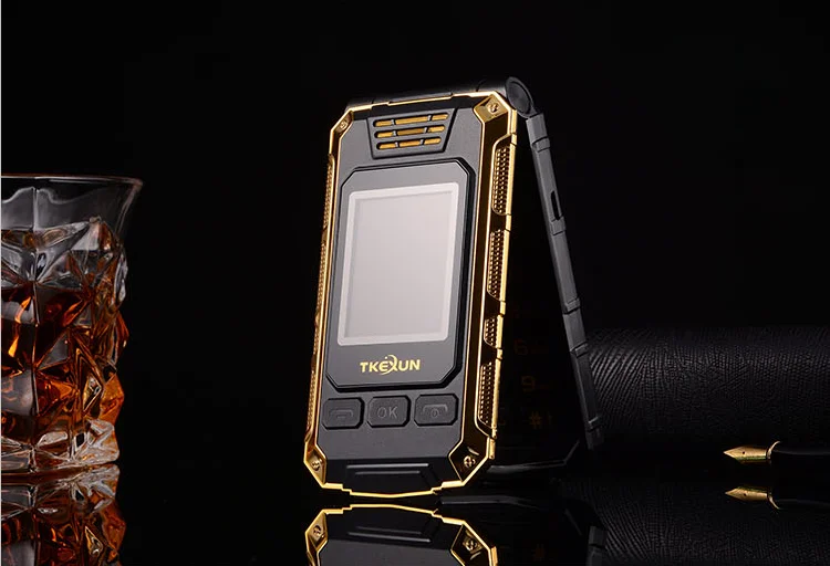 Китай Двойной Экран Раскладушка Флип Мобильный Телефон G5 Старший старший Старик