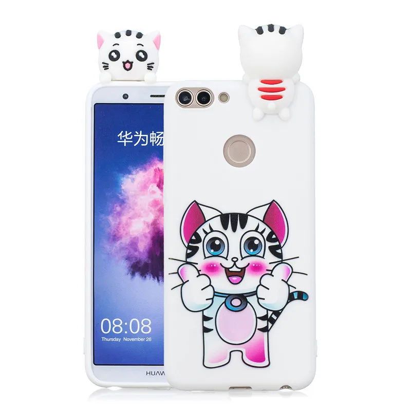 3D мягкий силиконовый чехол из ТПУ для huawei P Smart Honor 8S 7S 7A 7C 8A 8X 9i 10i Honor 8 9 10 Lite чехол с милой пандой совой единорогом - Цвет: I