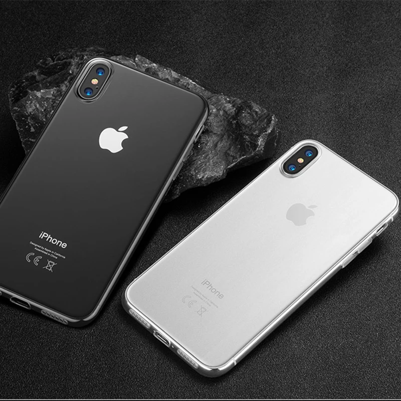 Мягкий прозрачный силиконовый чехол для iPhone 11 Pro Max прозрачная задняя крышка XR X XS