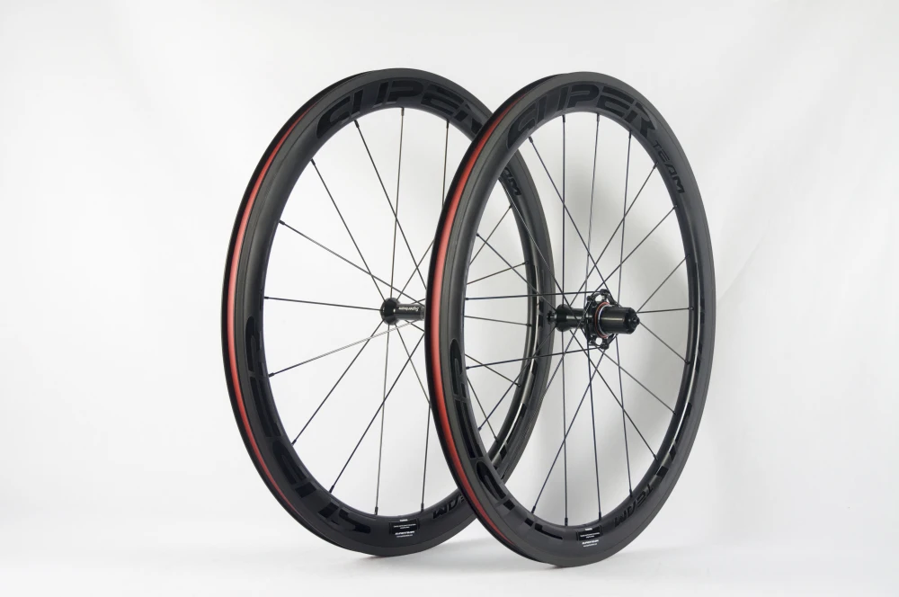SuperTeam 50mm carbon clincher wheelset 700C Smoked black 50% Matte Road wheels | Спорт и развлечения