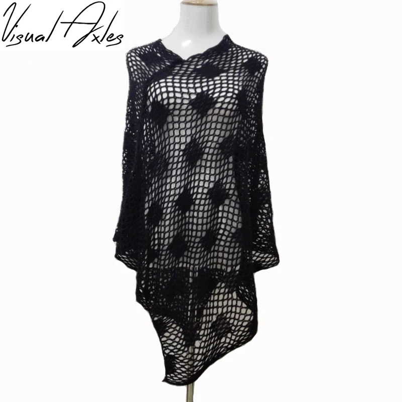 [Видимые оси] 7 цветов 2017 весеннее платье для девочек Роскошные вязаный крючком