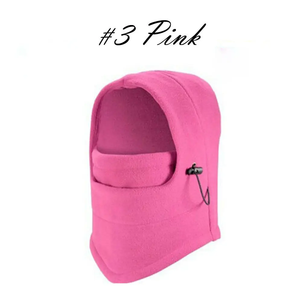 Windproof Warm Full Face Mask Unisex Motorcycle Cycling Neck Protecting Outdoor Balaclava Mouth Mask Hood Breathable Warmer Men - Цвет: as the picture
