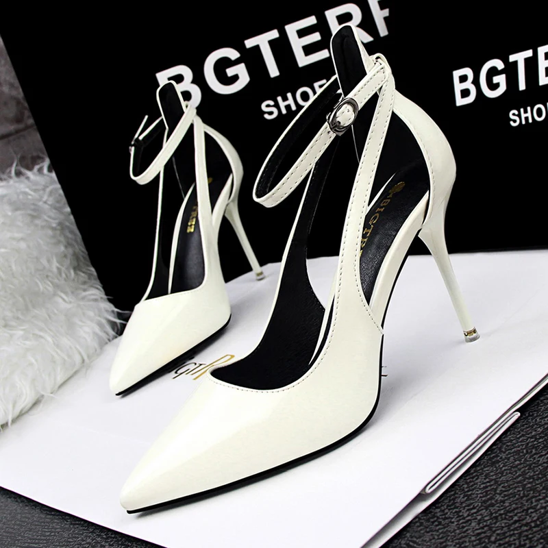 Обувь для вечеринок BIGTREE черные красные туфли на высоком каблуке tacones altos mujer