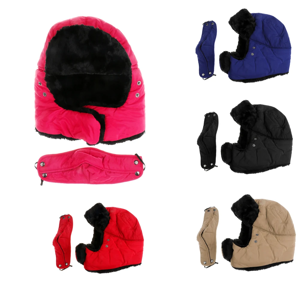 Высокое качество мягкая теплая Мужская Женская Авиатор простая русская зимняя