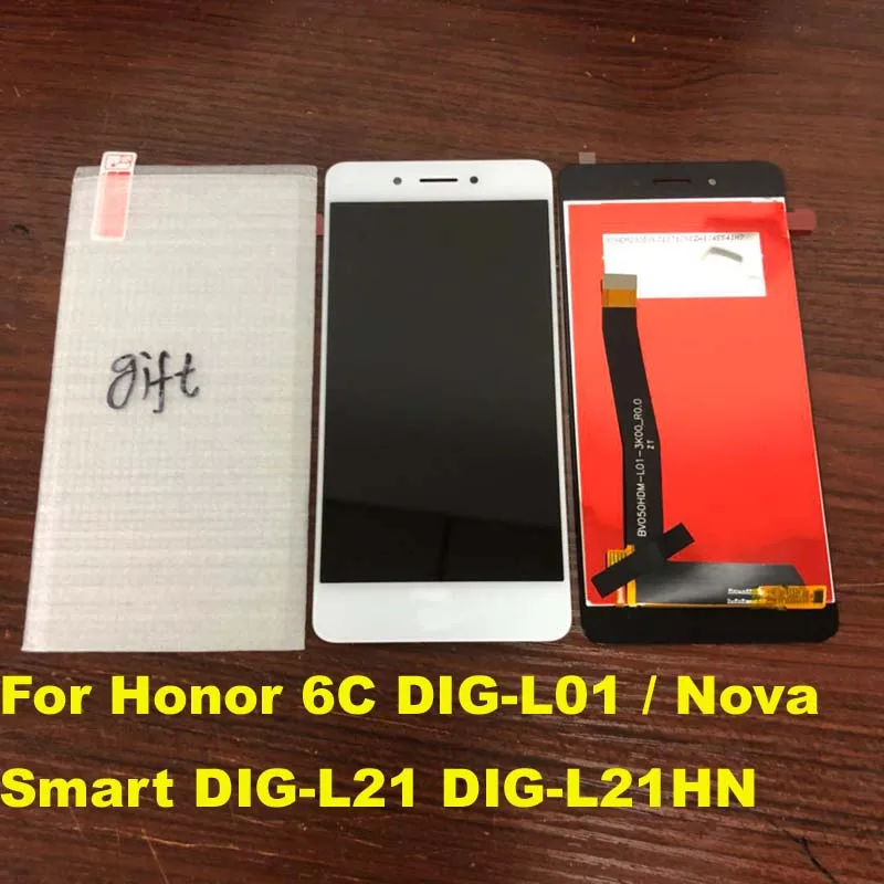 Тестирование ips ЖК-дисплей Дисплей для huawei Honor 6C DIG-L01/Nova Smart DIG-L21 DIG-L21HN кодирующий преобразователь сенсорного экрана в сборе+ рамка