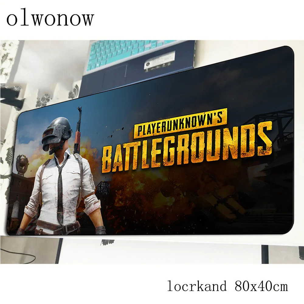 Pubg коврик для мыши для геймера, лучший игровой коврик для мыши 800x400x2 мм, большие рождественские подарки, аксессуары для ноутбуков, эргономичный коврик для ноутбука