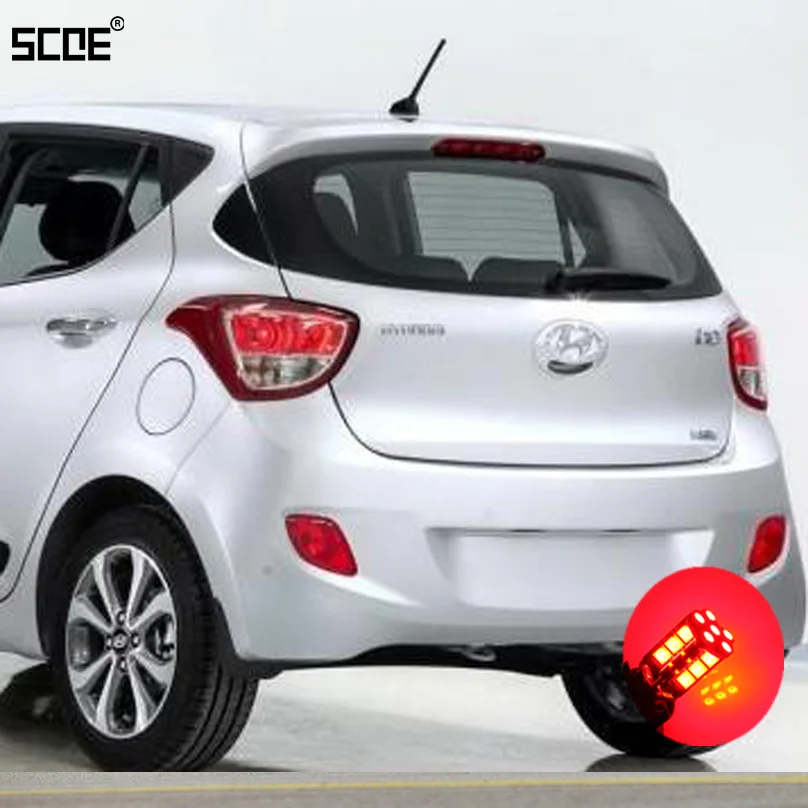 Светодиодная лампа для Hyundai Accent 2 3 4 Atos Murano (Z50) SCOE 2x 30SMD стоп-сигнал задняя/задняя