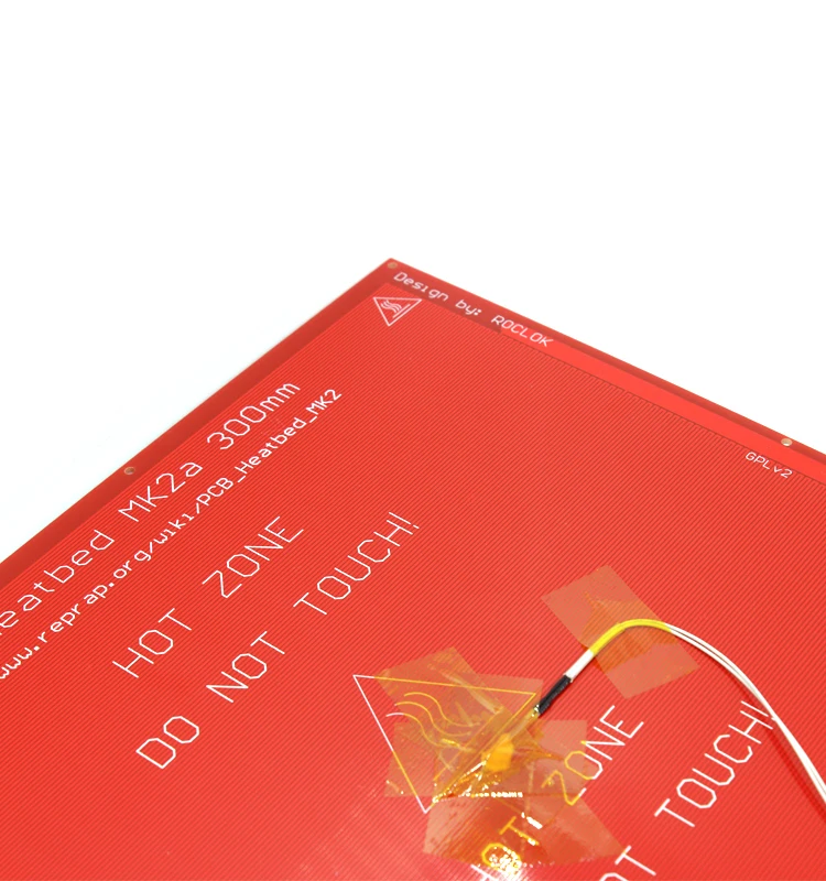 300*300*2 0 MK2A RepRap RAMPS 1 4 PCB Heatbed + светодиодный ОД резистор кабель 100k Ом термисторы
