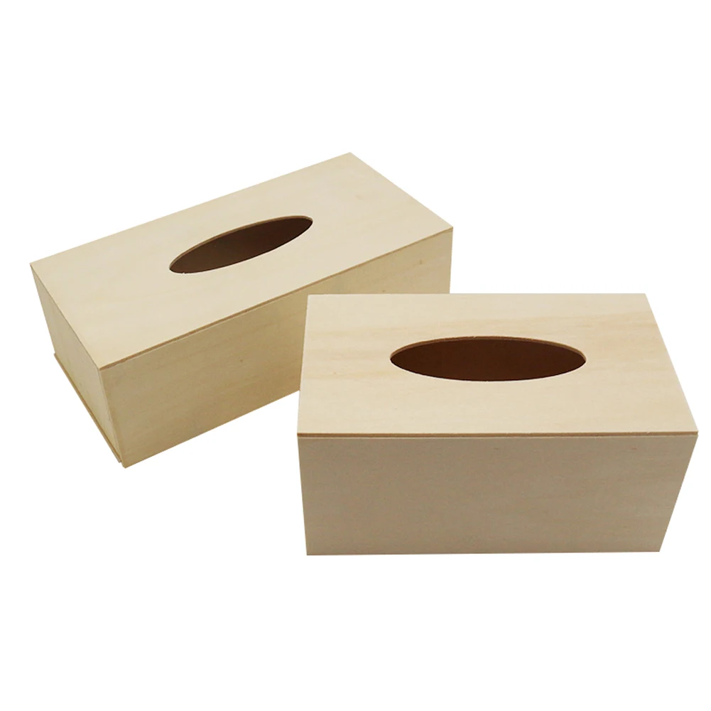 Глина твердой древесины прочный дом ремесло коробка ткани дети легкий