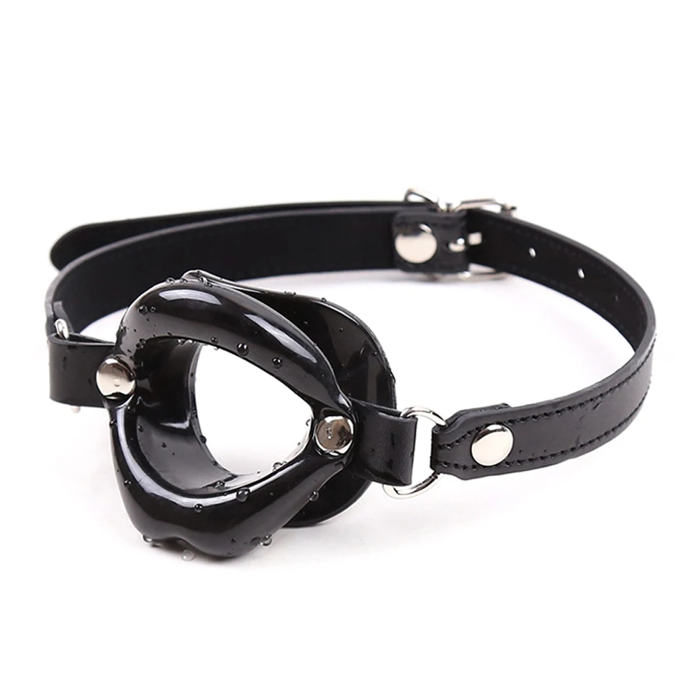 Женские сексуальные кожаные силиконовые секс-игрушки открытый рот кляп раб для