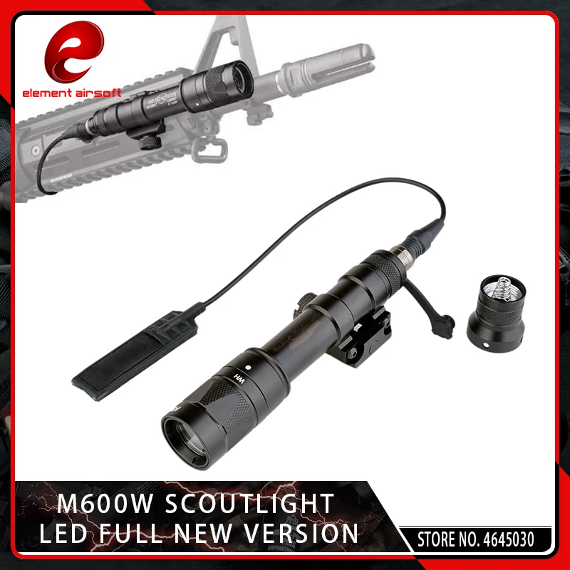 Element Airsoft Алюминий M600W вспышка светильник белый светодиодный CREE Q5 с креплением для