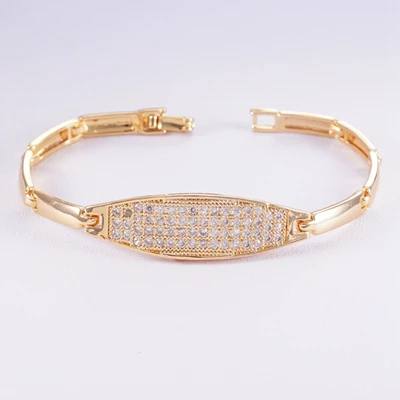 16-gold color 24 стиля, Модные Позолоченные Браслеты для женщин и мужчин, Теннисный AAA кубический цирконий, браслет-цепочка, ювелирный подарок, Прямая поставка - Окраска металла: 16-gold color