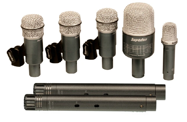Барабан для записи Superlux DRKB5C2 MKII набор барабанных микрофонов 7 комплектов|drum microphone
