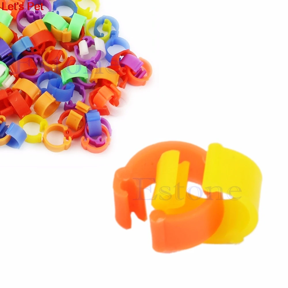 Кольцо для курицы куриные лапки птицы цыплята утки попугая 100X|pigeon leg rings|pigeon ringspigeon