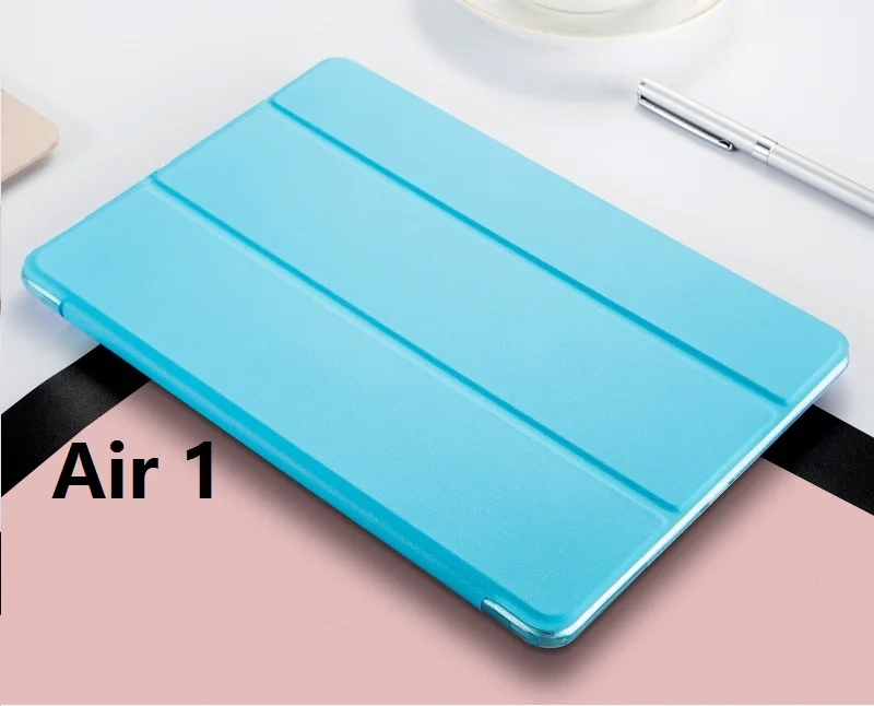 Air 1 Blue Мягкий силиконовый умный противоударный чехол для iPad Air 2 Air 1 A1474 A1566, Чехол для iPad Air 2 1 5 6, умный чехол, Автоматический Режим сна/пробуждения - Цвет: Air 1 Blue