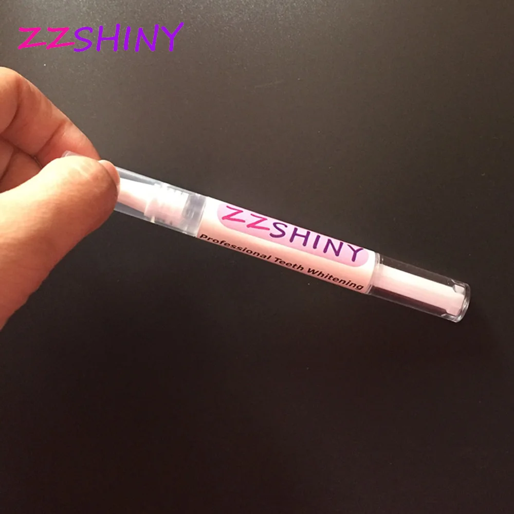 

Promotion sale brush pen white teeth whitening peroxide dental bleaching teeth gel pen 5 pcs