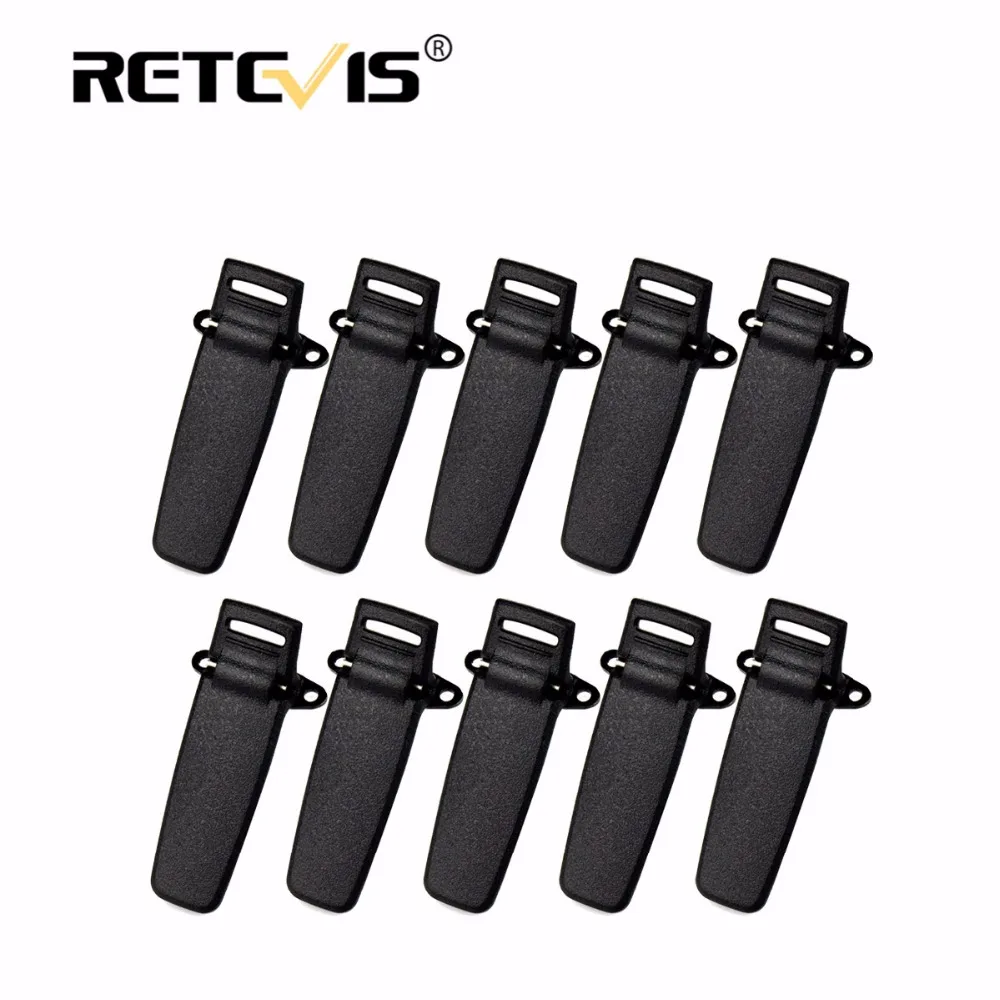 10 шт. оригинальный RT3 Зажим для ремня TYT MD 380 Retevis DMR двухсторонние аксессуары радио