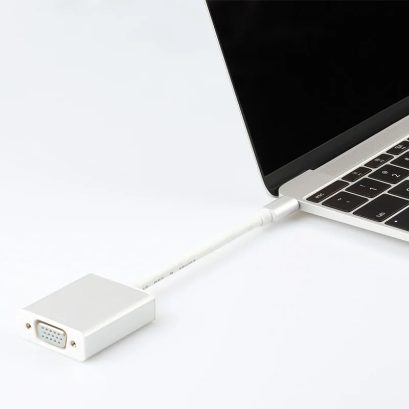USB3.1 Кабель с разъемом USB типа C to VGA конвертер адаптер мужчин и женщин