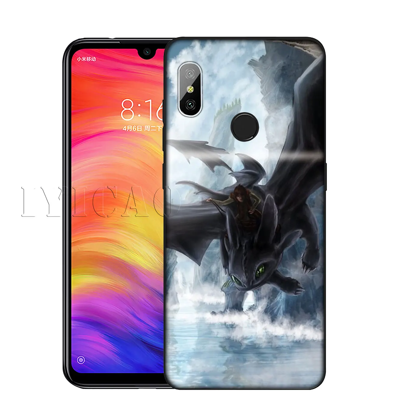 IYICAO Беззубик Как приручить дракона Мягкий силиконовый чехол для Xiaomi Mi 10 9 9T CC9 CC9E 8
