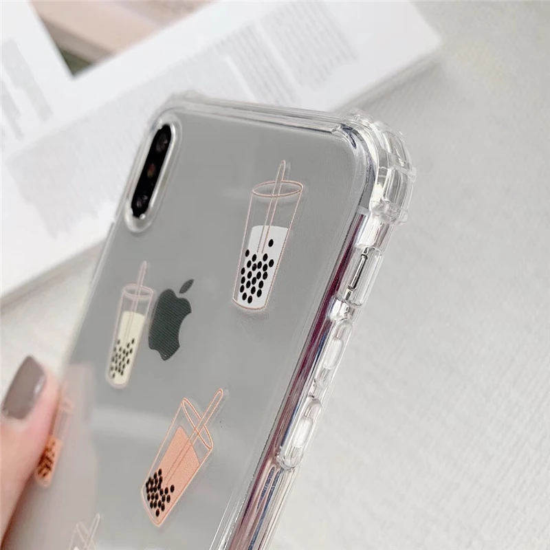 Чехол для телефона LACK противоударный прозрачный мягкий чехол iphone 11 11pro Max XS X XR 7 8plus