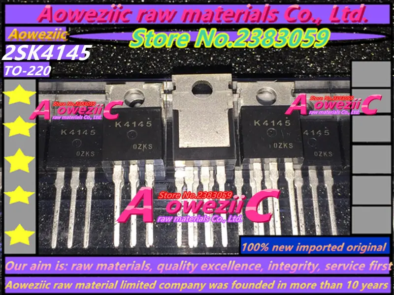 Aoweziic 100% новый импортный оригинальный транзистор K4145 TO-220 2SK414 5 полевой эффект 80 А 60