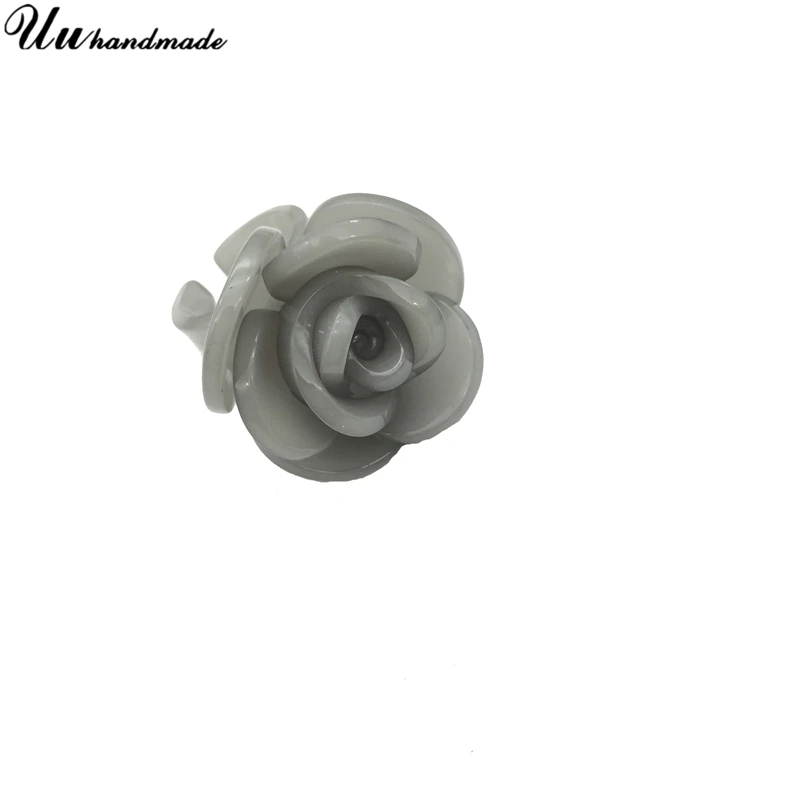 Винтажные акриловые кольца с большим цветком розы для женщин обручальные boho