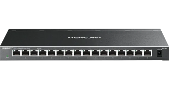 Металлический/стальной шкаф 16 портов RJ45 1000 Мбит/с Gigbit Ethernet сетевой коммутатор