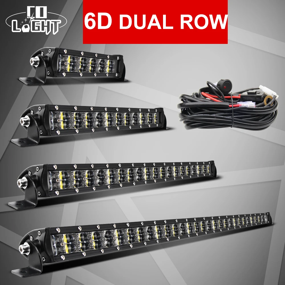 CO светильник светодиодный внедорожный 6D 32 дюйма 180 Вт Led бар комбо Авто Вождение