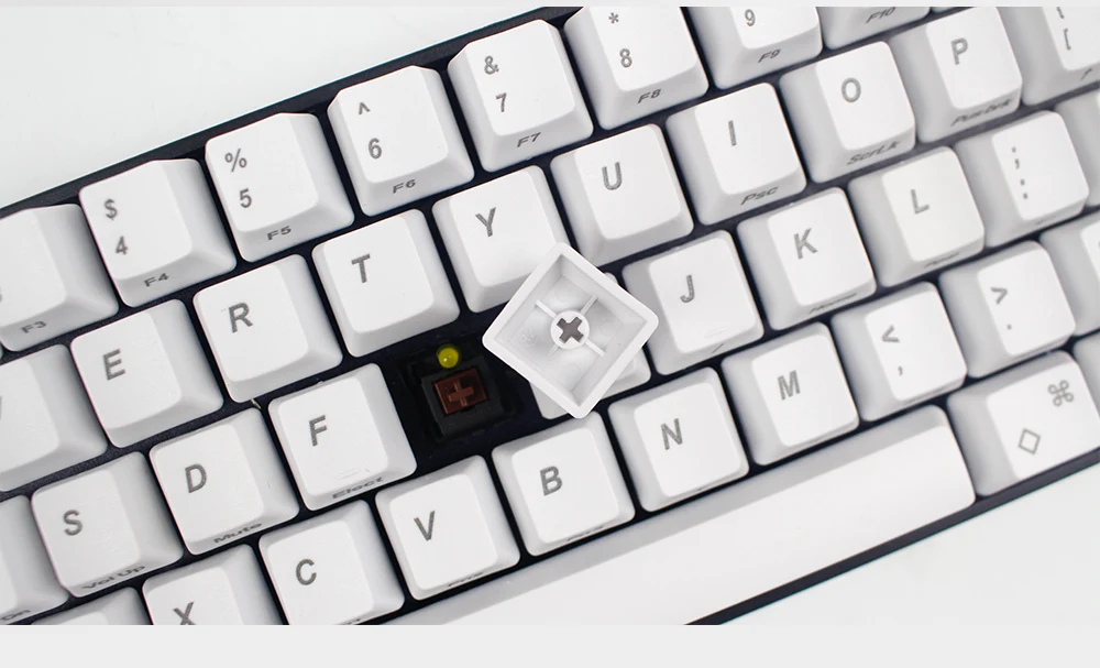 Топ напечатанные брелки gh60 покер с keypuller pbt oem профиль для wried Механическая игровая клавиатура