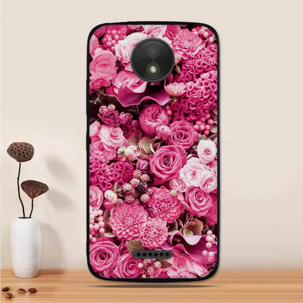 Чехол для Motorola Moto C мультяшный чехол ТПУ силиконовый Hoesje Coque Capa телефона |