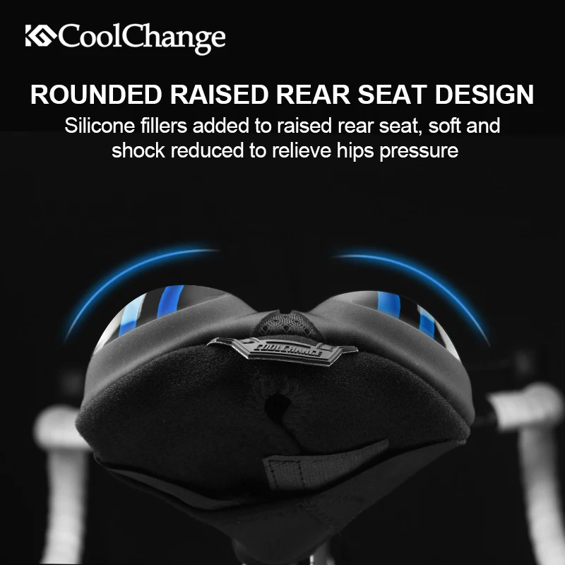 CoolChange мягкий чехол для сиденья велосипеда жидкое силиконовое покрытие